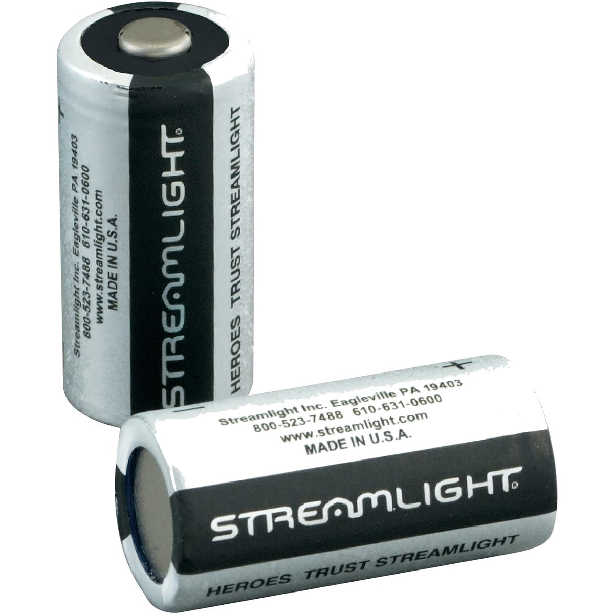 Streamlight - 85175 CR123A Lithium Batteries, 2-Pack