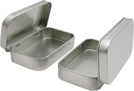 Hulless – 3.7" Mini Hinged Metal Storage Tin Box