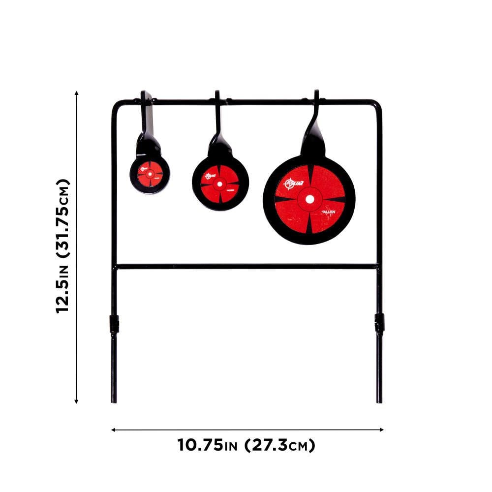 Allen – EZ Aim Triple Deflector Spinner Steel Target System, Multi