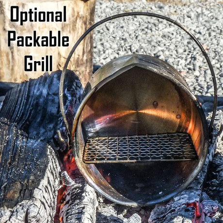 Pathfinder - 64oz Bush Pot and Lid Set, Stainless Steel