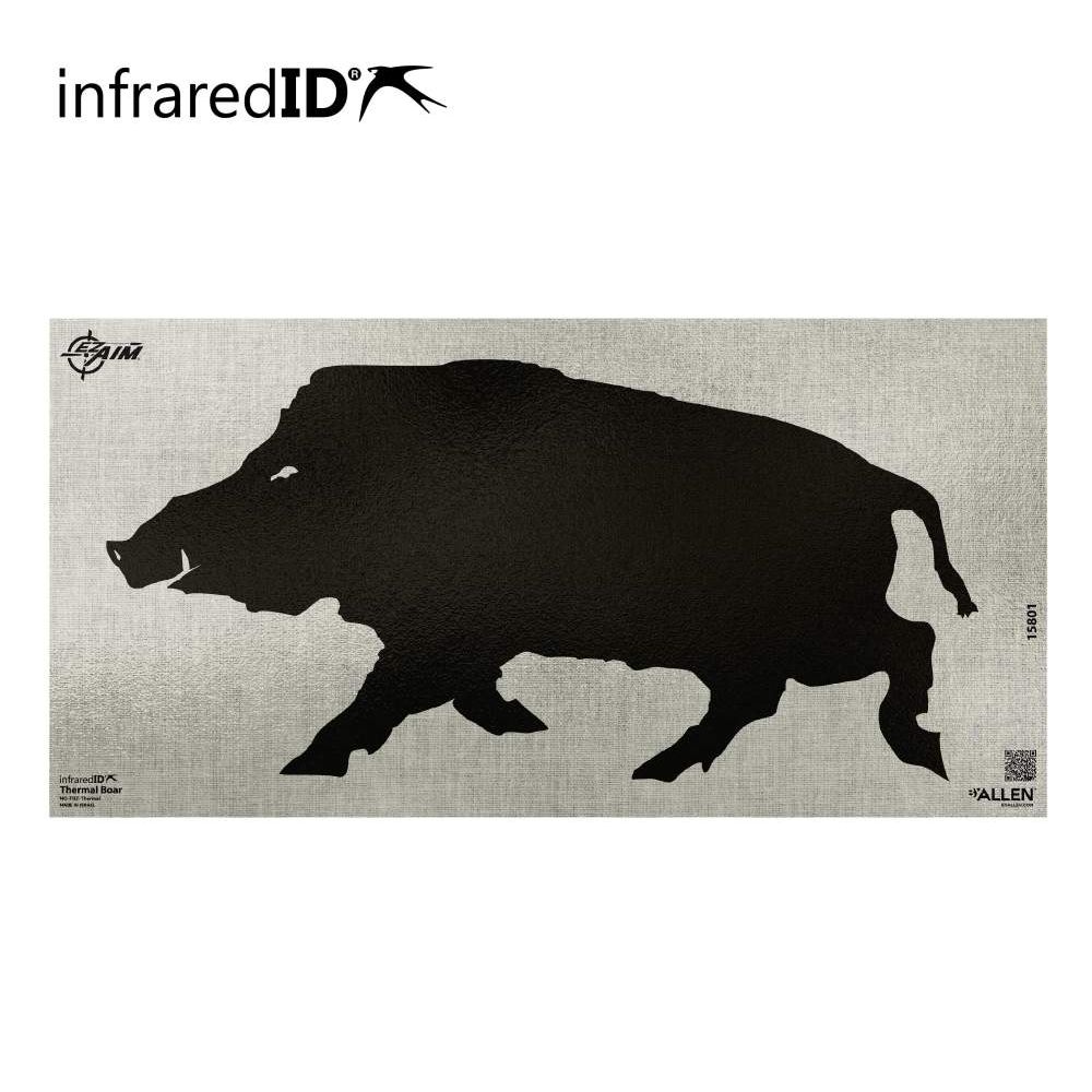 Allen Company - NEW EZ Aim Thermal ID Boar Paper Target, 24" x 12," Gray