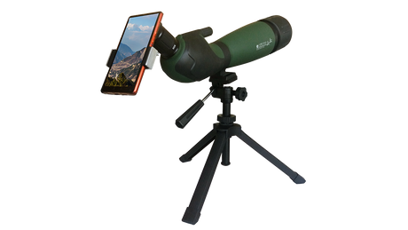Konus - Konuspot 15-45x65 Spotting Scope with Smartphone and Camera Adapter