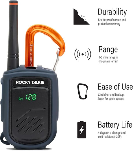 Rocky Talkie - Mountain Radio - Rugged, License-Free Communication for Extreme Adventures