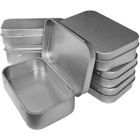 Hulless – 4.5" Mini Hinged Metal Storage Tin Box — view 2