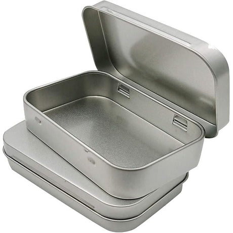 Hulless – 3.7" Mini Hinged Metal Storage Tin Box