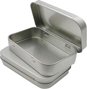 Hulless – 3.7" Mini Hinged Metal Storage Tin Box