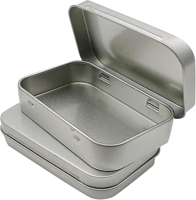 Hulless – 3.7" Mini Hinged Metal Storage Tin Box