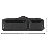 Allen Company - Tac-Six 46" Lockable 2-Firearm Unit Tactical Gun Case, Laser Cut Molle Front, Black