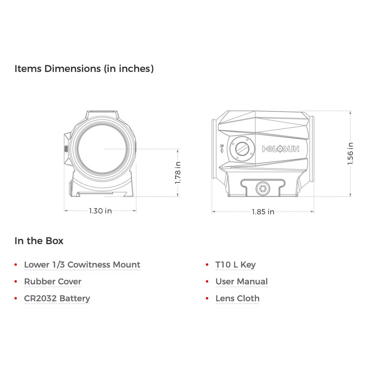 Holosun - SCRS Solar Charging Rifle Sight