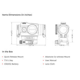 Holosun - 515GT Titanium Durability with Quick-Detach Mount for Hard-Use Applications
