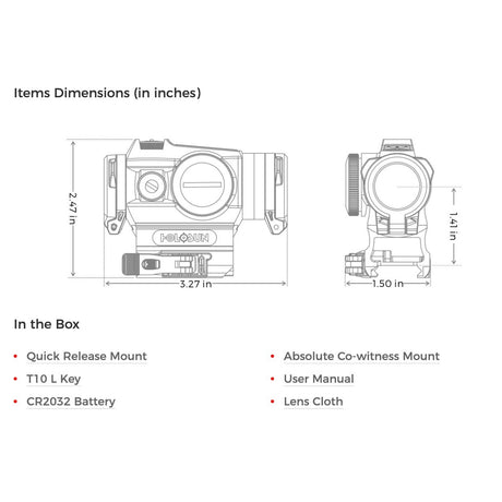 Holosun - 515GT Titanium Durability with Quick-Detach Mount for Hard-Use Applications