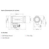 Holosun - HM3XT: 3X Titanium-Bodied Magnifier with Flip-to-Side Design