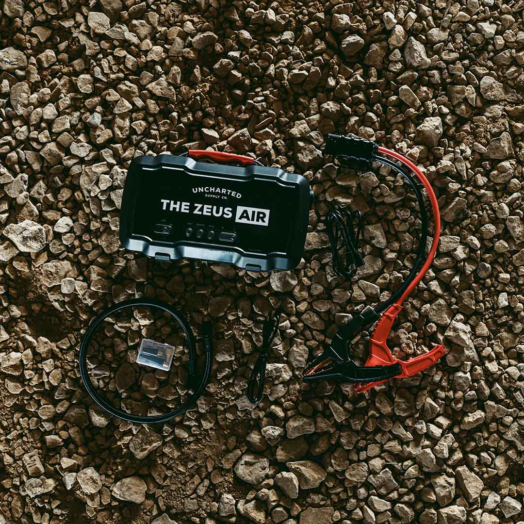 Zeus Air: Emergency Jump Starter & Inflator | Mountain Ready