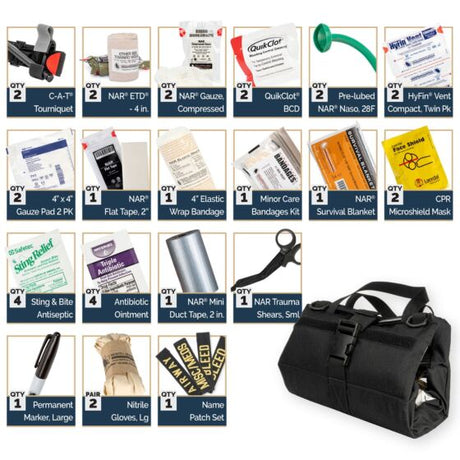 North American Rescue - Mini Trauma Sheet Kit with Emergency Medical Supplies