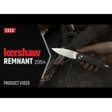 Kershaw - Remnant Folding Knife with D2 Steel and Micarta Handle