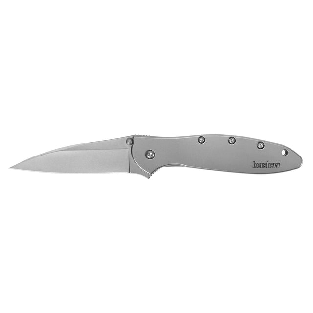 Kershaw - Leek Assisted Opening Knife, 3" Blade, Stainless Steel