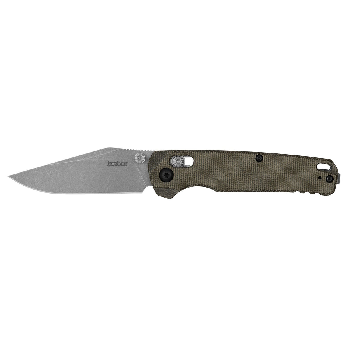 Kershaw - Bel Air Clip Point Folding Knife with Micarta Handle