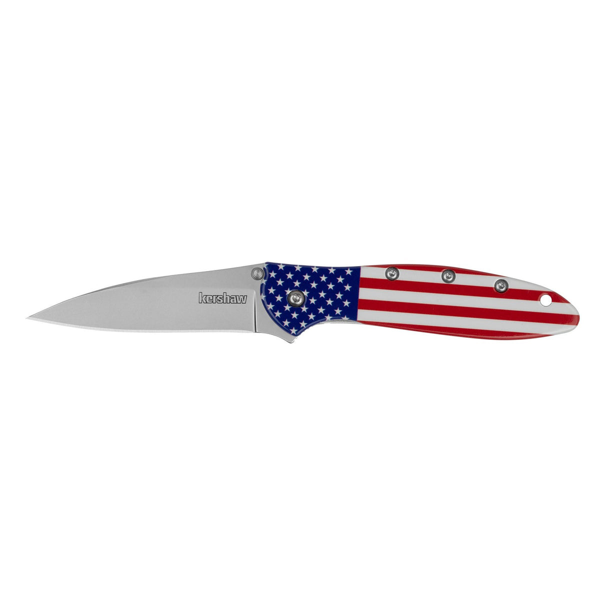 Kershaw - Leek USA Flag Assisted Opening Knife