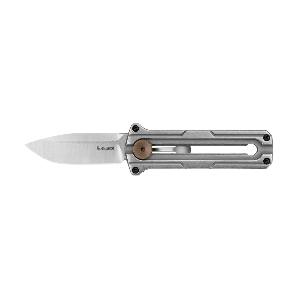Kershaw - Cybernet Manual OTF Knife with D2 Steel Blade