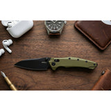 Kershaw - Bareknuckle DuraLock Folding Knife - OD Green