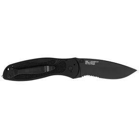 Kershaw - Blur Glassbreaker Knife, Black, Serrated