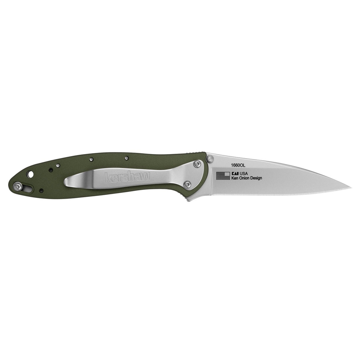 Kershaw - Leek Folding Knife - Olive