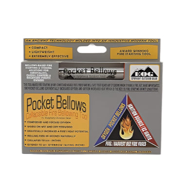 Epiphany Outdoor Gear – Pocket Bellows Collapsible Fire Starting Tool