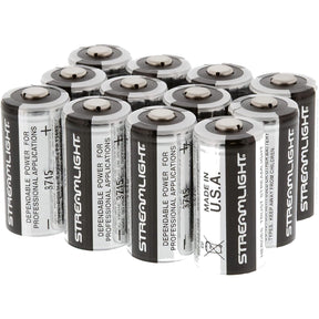 Streamlight - 85175 CR123A Lithium Batteries, 12-Pack