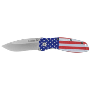 Kershaw - Blur USA Flag Assisted Opening Knife