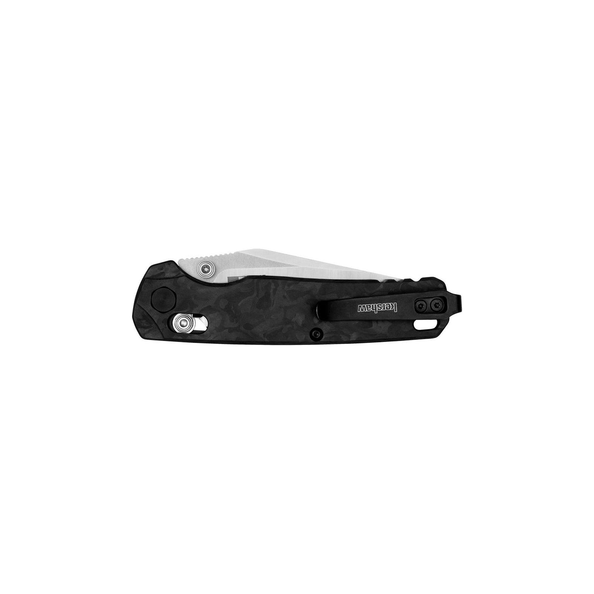 Kershaw - Bel Air Clip Point Knife, Carbon Fiber Handle