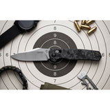 Kershaw - Bel Air Clip Point Knife, Carbon Fiber Handle