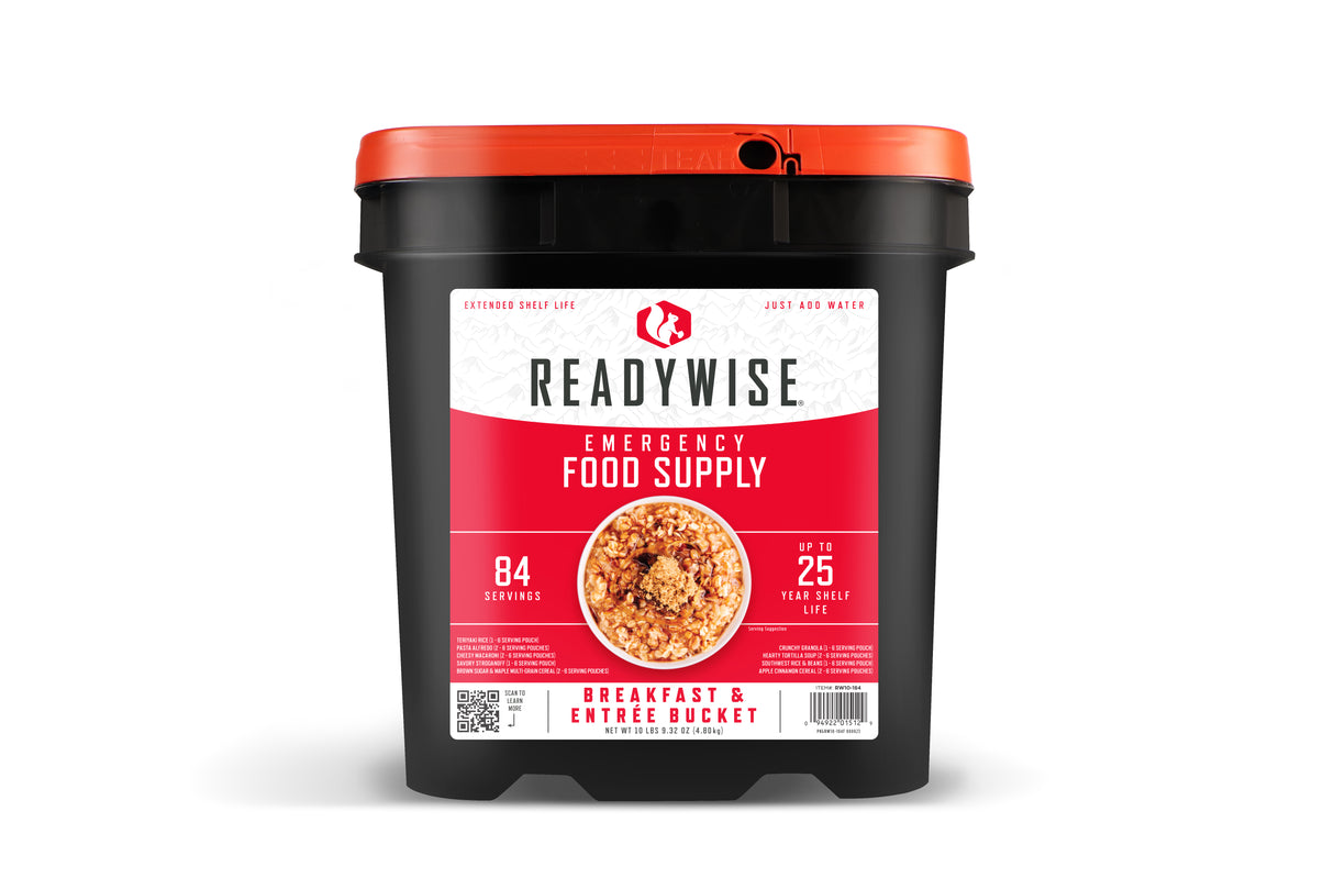 ReadyWise - 84 Serving Gluten Free Grab and Go Bucket