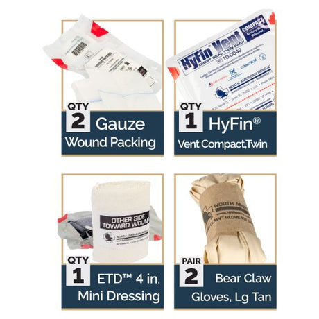 North American Rescue – Lumbar First Aid Kit (L-FAK) Compact IFAK