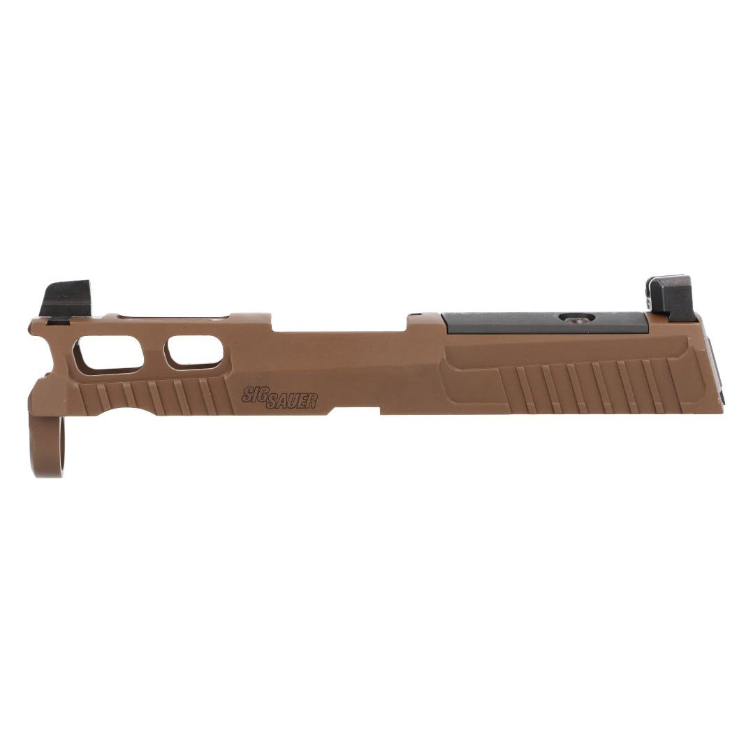 Sig Sauer - P320 PRO-CUT SUB-COMPACT 9MM 3.6" SLIDE ASSEMBLY, OPTIC READY, COYOTE BROWN