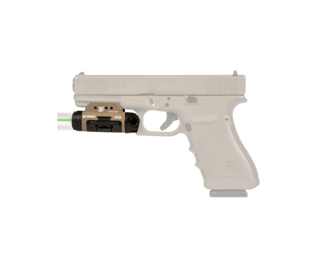 Viridian - X5L Gen 3 Green Laser + Tactical Light, FDE