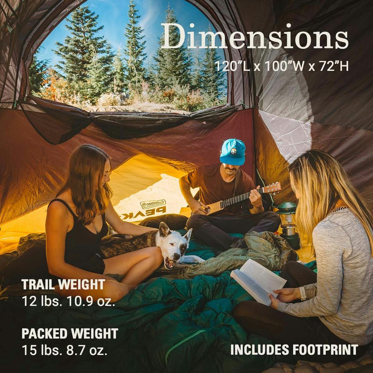 Coleman – PEAK1 6-Person Dome Tent with WeatherTec System