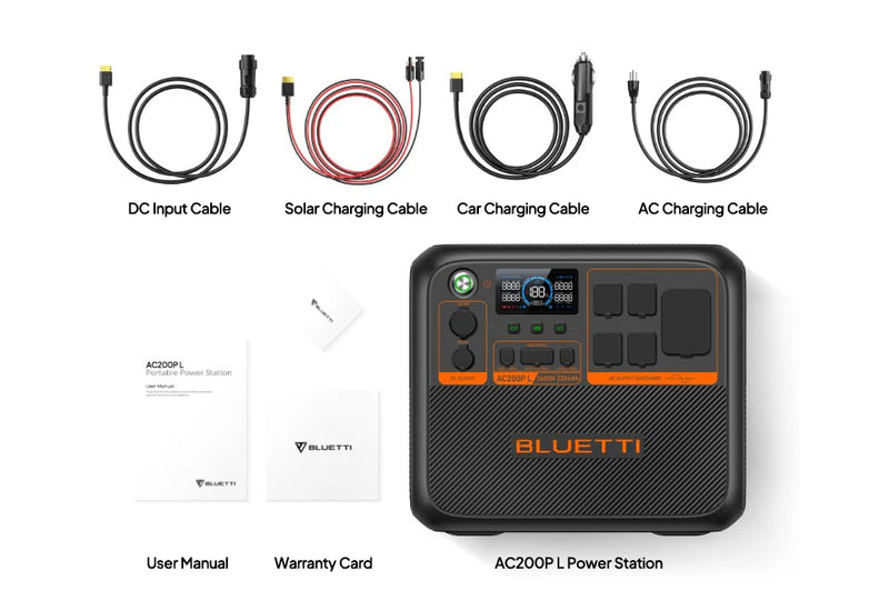 BLUETTI AC200P L Portable Power Station | 2,400W 2,304Wh