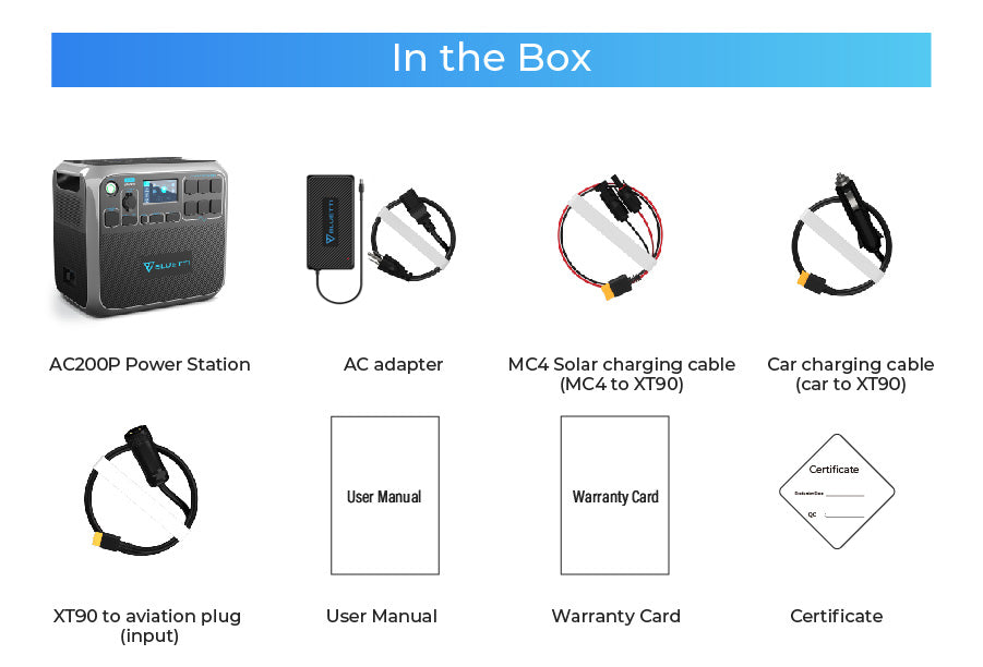 BLUETTI AC200P Portable Power Station | 2,000W 2,000Wh