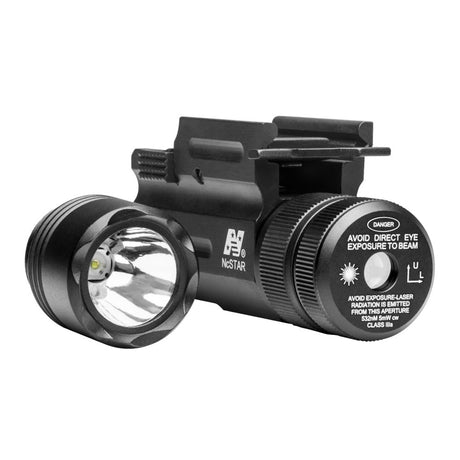 NcSTAR - 150 Lumen Flashlight & Green Laser Combo with QR Mount