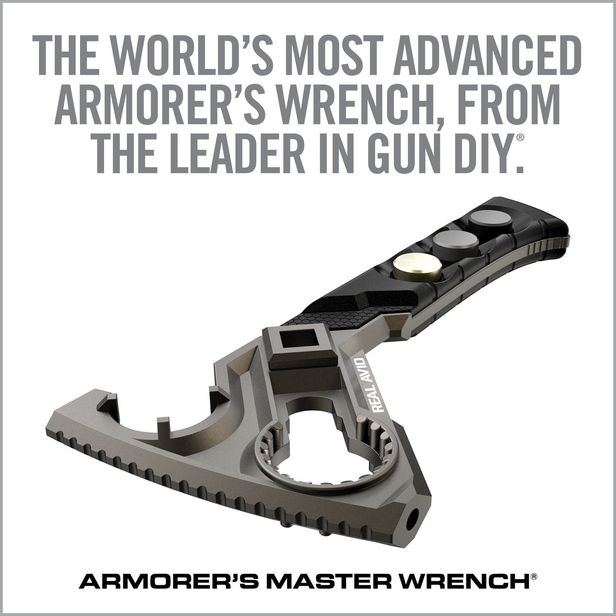 Real Avid - Armorer’s Master Wrench® - Professional-Grade AR15 Build Tool for Gun DIY®