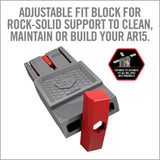 Real Avid - SMART-FIT® AR15 Vise Block - Lower Receiver Block with Adjustable Fit for Rock-Solid Stability