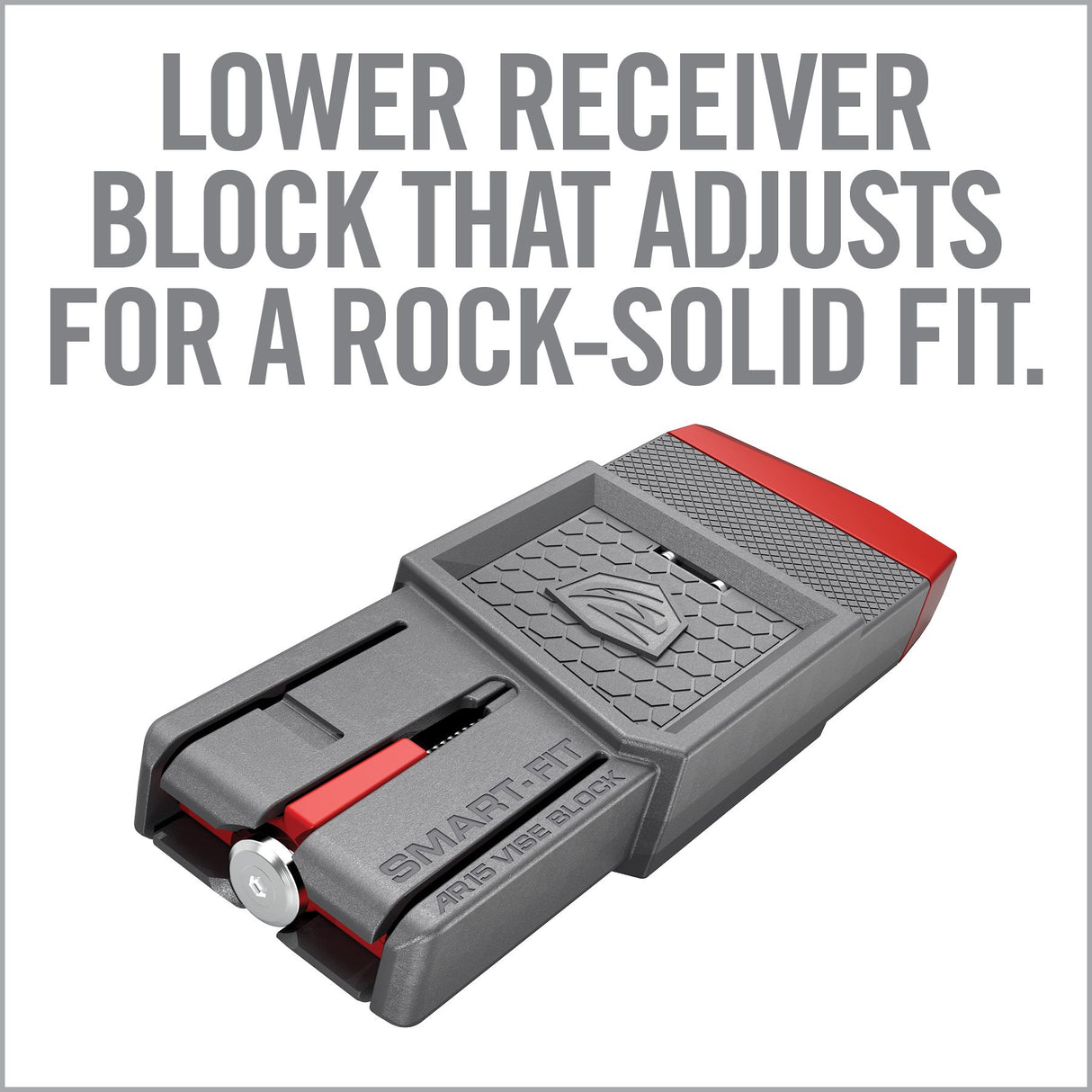 Real Avid - SMART-FIT® AR15 Vise Block - Lower Receiver Block with Adjustable Fit for Rock-Solid Stability