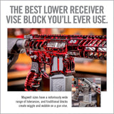 Real Avid - SMART-FIT® AR15 Vise Block - Lower Receiver Block with Adjustable Fit for Rock-Solid Stability