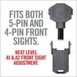 Real Avid - Front Sight Adjuster™ Pro - The Ultimate Tool for AR Front Sight Adjustment