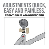 Real Avid - Front Sight Adjuster™ Pro - The Ultimate Tool for AR Front Sight Adjustment