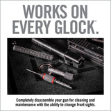 Real Avid - 2-IN-1 Tool™ for Glock - Armorer’s Combination Disassembly & Front Sight Tool