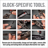 Real Avid - 4-In-1 Tool™ for Glock - Push Button Deployment of 4 Glock-Specific Tools