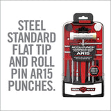 Real Avid - ACCU-PUNCH® Hammer & AR15 Pin Punch Set - Armorer’s AR15 Pin Punch Set with Pin Alignment Tool