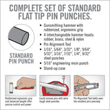 Real Avid - ACCU-PUNCH® Hammer & Punches Gunsmithing Pin Punch Set with Pin Alignment Tool