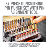 Real Avid - ACCU-PUNCH® Master Set - 37-Piece Gunsmithing Pin Punch Set with Pin Alignment Tool